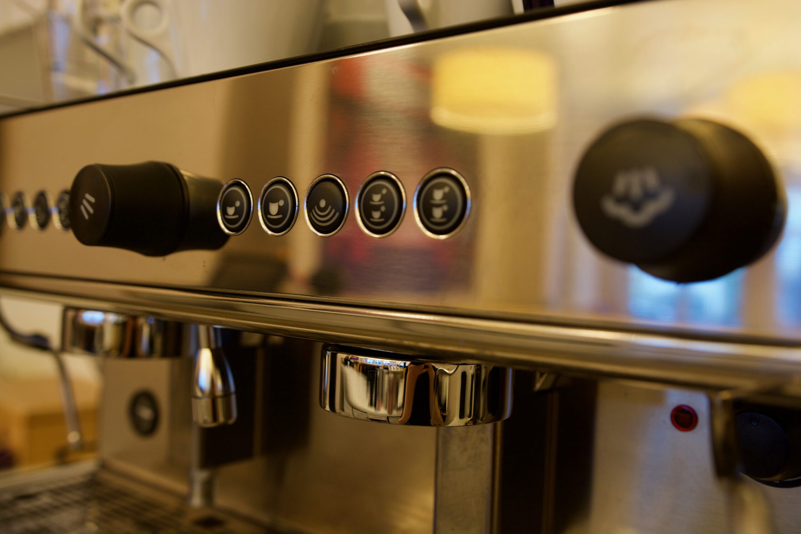 Detailaufnahme Kaffeemaschine