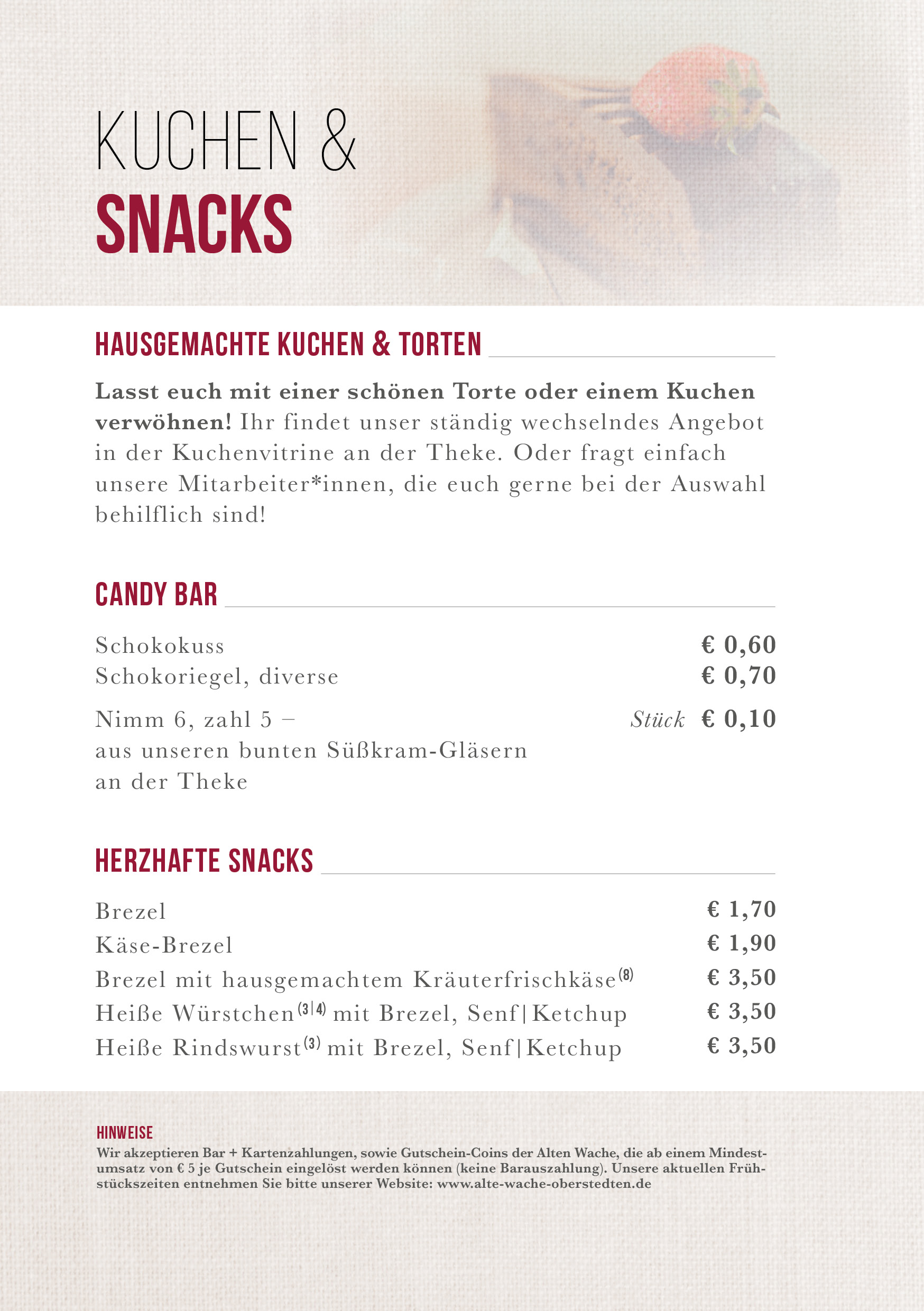 Snacks